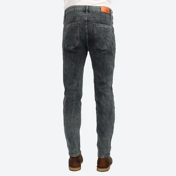 Fratele Wang 2020 Nou Stretch Blugi Skinny Barbati de Moda Casual Gri Slim Jeans pentru bărbați Pantaloni Brand D605