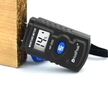 Umiditatea lemnului indicator LED Sonda Măsura Înapoi lumina Datelor de oprire Automată pentru Cherestea,Materiale de Construcție,Hârtie/ Copac, HP-2GD