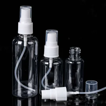 20buc 30 50 100ML Gol Ceață Fină de Spray,Parfum,Portabil,Cosmetice Lichid de Călătorie recipiente de unică folosință din Plastic Clar