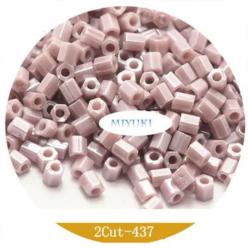 Japonia a Importat de Sticla Miyuki Seed Beads 2cut 11/0 16 Culori Culoare Solidă Serie 13g Margele Vrac