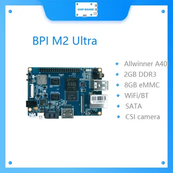 Banana Pi BPI M2 Ultra Quad Core A40i Allwinner chip de Dezvoltare a consiliului cu WIFI si BT4.0,EMMC Flash de memorie la bord