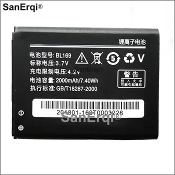 Pentru Lenovo 2000Mah BL 169 BL169 Baterie original Li-ion BL-169 de Înlocuire pentru Lenovo P70 P800 A789 S560 Smartphone