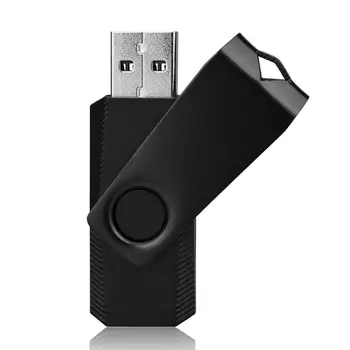 TOPESEL 5 Pack USB 2.0 Flash Drive Memory Stick flash Disk Zip Drive Jumpdrive, Negru