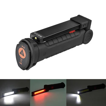 NOI 5 Modul de COB lanterna Lanterna USB Reîncărcabilă LED Lumina de Lucru Magnetic COB Lanterna Cârlig Agățat Lampă De Camping în aer liber