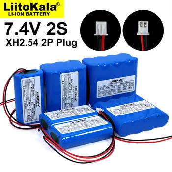 Liitokala 7.4 V 18650 Litiu Acumulator 2S 6ah 9ah Pescuit LED Difuzor Bluetooth 8.4 V Urgență DIY Baterii cu PCB