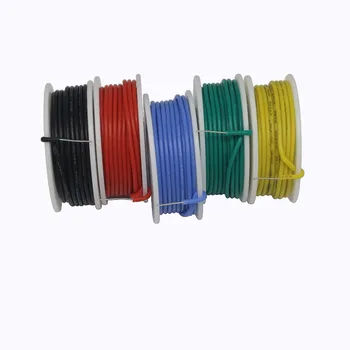 10m 26 AWG Cârlig de Sârmă sili PVC Monofazate sârmă Kit Electric wire 26AWG ecartament 300V Cablu