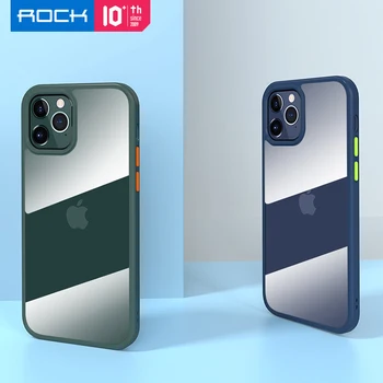 Pentru iPhone 12 Pro Max Cazul PC+TPU Hibrid rezistent la Șocuri Guard Pro Mare Caz Transparente Pentru iPhone12 Mini Pro Capacul din Spate Shell Rock