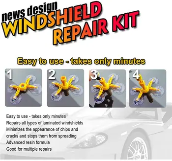 Masina Geam parbriz Auto kituri auto de sticlă de reparare fisuri clar scut DIY kituri de reparații lichid setul de unelte
