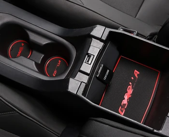 Anti-Alunecare de Cauciuc, Cupa de Perna Ușa Groove Mat pentru Toyota Corolla E210 210 2019 modele de Accesorii Autocolante Auto mat pentru telefon