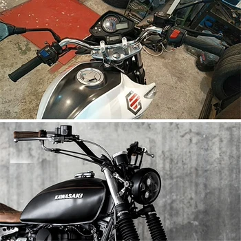 Retro Motocicleta Ghidon 22mm Clasic Universal Bobber Mâner Bar pentru Royal Enfield Scrambler PCX125 7/8