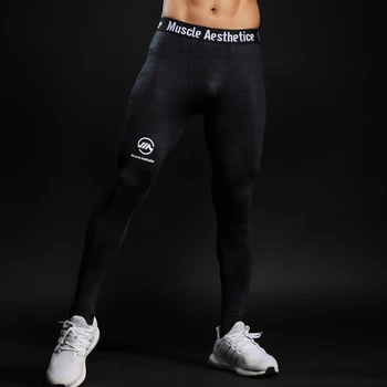 Mens de Compresie Ciorapi Jambiere Jogging, Alergare Sport Fitness Pantaloni iute uscat Pantaloni de Formare Antrenament Yoga MMA pantaloni de Trening