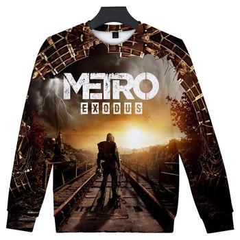 Metro Exodul 3D Imprimate O-Neck Tricouri Femei/Bărbați de Moda Maneca Lunga Bluze 2019 Vânzare Fierbinte Casual Streetwear Haine