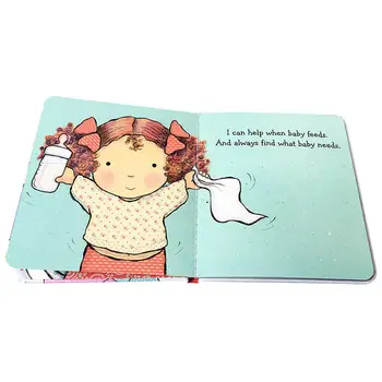 Am Un Frate mai Mare Carte cu poze Educație Hardcover Carte pentru Copii de Învățare limba engleză Clasă Montessori Jucarii Educative