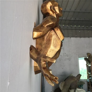Nou Modern Personaj 3D Sculptura Înger Om Agățat de Perete Statuie Decor Acasă Artizanat Europene Retro Artă Creativă Figurina