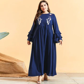 Halat Femme Vestidos Caftan Dubai Abaya Turcia Hijab Musulman Rochie Caftan Islam Plus Dimensiunea Îmbrăcăminte Rochii Maxi Abayas Pentru Femei
