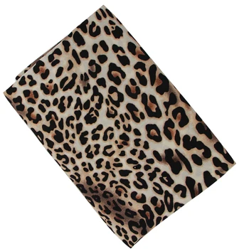 45*150CM la Modă Țesături Sifon Leopard Model Tesatura Moale la Atingere DIY Șal Bentita Haine Pentru Mozaic de Cusut Materiale