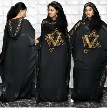 KALENMOS Turcia Musulmană Rochii Femei Rochie cu Gluga Modest Islamic Marocan Caftan Africa Sifon Pakistanez Abayas Seara Vestidos