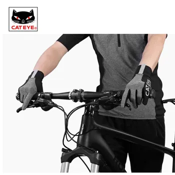 CATEYE Clasic Reflectorizante Lung Deget, Mănuși pentru Ciclism Biciclete MTB Touch Ecran Mănuși de Sport Respirabil, Anti-Alunecare, Manusi de Bicicleta