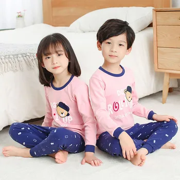Toamna Băieți Fete Pijama Seturi De Desene Animate Pentru Copii Pijamas Homewear Pijamale Pentru Fete De 12 Ani Pijamale De Bumbac Adolescenti Îmbrăcăminte De Noapte
