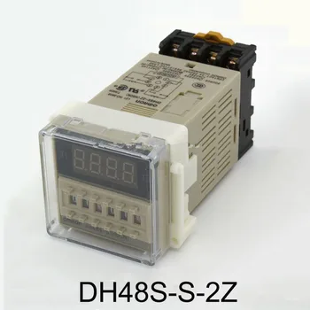 DH48S-S-2Z Digital releu de timp 8 metri 220V/24V12V două seturi de întârziere de contact digital de afișare contor cu soclu