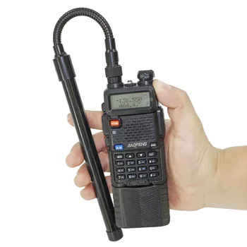 AR-148 Gooseneck SMA-de sex Feminin 144/430MHz VHF UHF Dual Band Tactice Antena Pentru Baofeng UV-5R UV-82 UV-9R Walkie Talkie