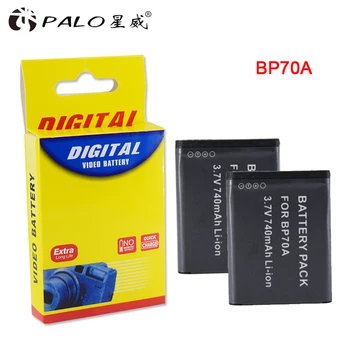Palo 1-6 buc BP-70A EA-BP70A IA-BP70A BP70A Baterie pentru SAMSUNG AQ100, DV150F, ES65, ES67, ES70, ES71, ES73,ES74,ES75,ES80,MV800