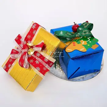 7 Foi 50x70cm Cadou Lucioasă, Hârtie de Ambalaj Cadou DIY Ambalare Împachetări pentru Xmas Party Festival de Crăciun
