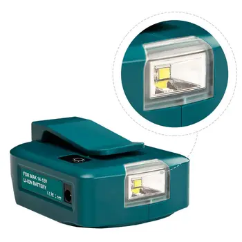 Portabil cu 14,4/18V Li-pe Baterie Dual Port USB cu LED Lumina Reflectoarelor pentru Makita în aer liber Lanterna Accesorii