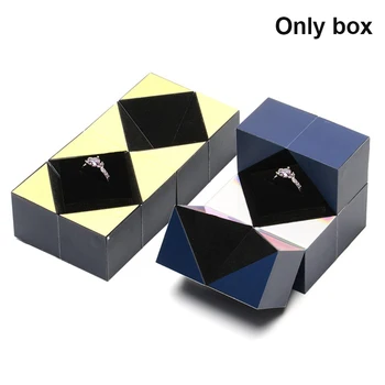 Puzzle Caseta de Bijuterii Inel Magic Box pentru Ziua Îndrăgostiților Propunere de Logodna Nunta cel Mai bun Preț