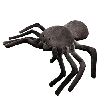 Sexy de 20-80cm Noutate Decor de Halloween de Groază Negru cu Blană Moale de Pluș Fals Spider Glumă Glumă elemente de Recuzită de Aprovizionare Partid Truc sau Trata