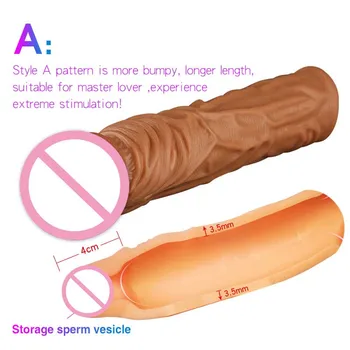 Penis Inel De Extindere A Extinde Realist Castitate Cușcă Femeia Patrunde Barbatul G Spot Vagin Artificial Penis Artificial Maneca Inele Adult Jucarii Sexuale Pentru Barbati