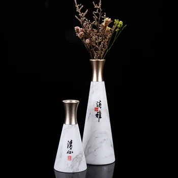 Marmura, Vaze Pentru Decor,Masa Florale, Decorațiuni Interioare,Aranjamente Florale Decorative Vaze
