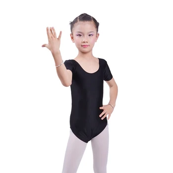 Gimnastica Tricou costum de Baie Balet Tutu Dans Purta pentru Fete Sala de Dans Rochii Haine de Patinaj pentru Fata Corp Costum de Spandex