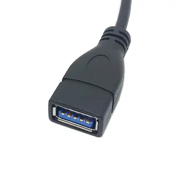 10cm unghi de 90 Grade Unghi USB-C USB 3.1 Tip C Mascul la O Femelă OTG Cablu de Date pentru Tableta, Telefon Mobil