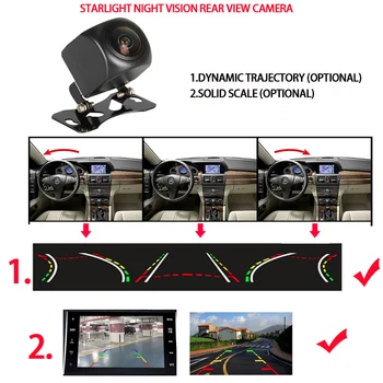 Pentru Fiat Tipo 2016 2017 2018 2019 camera auto retrovizoare cu camera solide la scară dinamic traiectorie recorder Hd Sprijinul CCD conduci
