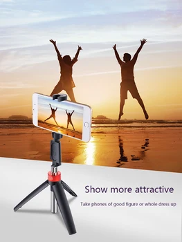 3 ÎN 1 Wirleless Bluetooth Selfie Stick Telecomanda Pliabila Extensibila cu Trepied Pliabil Consolă Handheld Monopied Youtobe Tiktok
