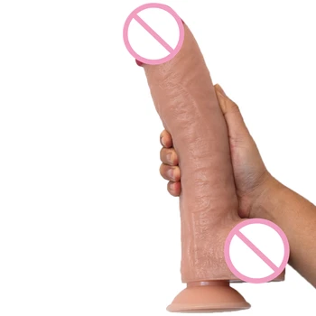 31cm Timp Realist Didlo Mare de Cai Dimensiune Grosime Adult Jucării Sexuale pentru Femei