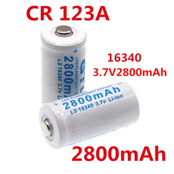20 BUC 3.7 V 2800mAh baterie Litiu Li-ion 16340 Baterie CR123A Baterii Reîncărcabile 3.7 V CR123 pentru Laser Pen Lanterna LED-uri de Celule