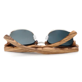 BOBO PASĂRE gafas de sol mujer Lemn ochelari de Soare Polarizat Retro Oameni de Moda pentru Femei UV400 Eyewears În Caseta V-AG017/18