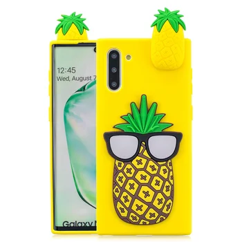 Amuzant ananas telefon caz pentru xiaomi redmi K30 K20pro notă 8t 8a 7a 7 6 6a 5 s2 F1 9SE 9T 10 A1 A2 3D de Desene animate Păpuși Jucărie capa