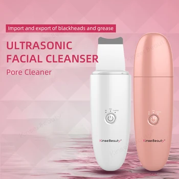 Cu Ultrasunete Skin Scrubber Faciale Porilor Filtrului De Fata Skin Scrubber Profundă Față De Curățare Mașină Peeling Lopata Lifting Facial Machine
