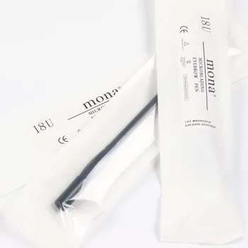 Sterilizate de Unică folosință Microblading Handtools Cu Capac Manual Tatuaj de Sprâncene Pix Plastic Tebori Instrumente Dia 0,2 mm Tatuaj Arme