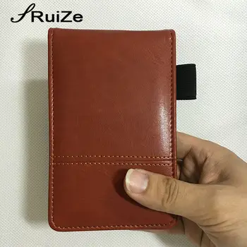 RuiZe de creație multifuncțională notebook mic A7 buzunar notebook planificator notepad piele notă copertă de carte cu calculator