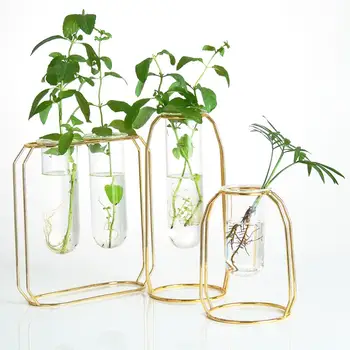 Curat de Sticlă Vaza de Flori Hidroponice de Plante Sticla pentru Nunta Casa de Masă Decorare Grădină Interioară în aer liber Display