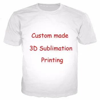 Cele mai noi Crea Propria Dvs. de Design Clientului Anime/Foto/Steaua/Vrei/Singer Model/DIY T-Shirt Imprimat 3D Sublimare Tricou