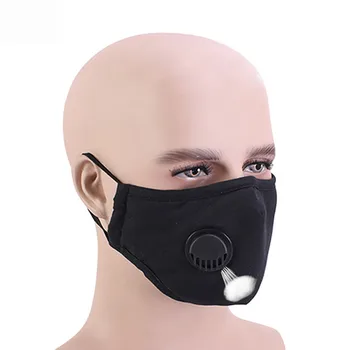 Moda Masca de Protectie Anti-praf Gura Masca cu Supape de Carbon Filtre de Măști Anti-Poluare Tesatura Măști Lavabile Refolosibile A50