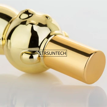100buc 8 ml UV Sticlă de Parfum Roll pe Sticla cu inox rola mingea de Aur de Argint capac capac pentru ulei esential F2912