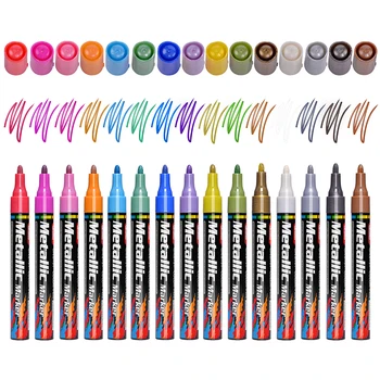 15 Culori Acrilice Vopsea Marker Marker Schiță de Papetărie pen Pictura Crafting Set pentru Sticlă-Ceramică de Rock Portelan Pictura