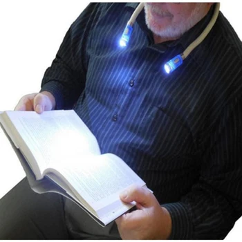 Flexibil Handsfree CONDUS Gât Lumina Carte de Lectură Lampă de Noapte cu Lanterna de Camping Lumina TP899