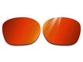 Glintbay 2 Perechi de ochelari de Soare Polarizat Lentile de Înlocuire pentru Oakley Garage Rock Foc Roșu și Albastru Gheață